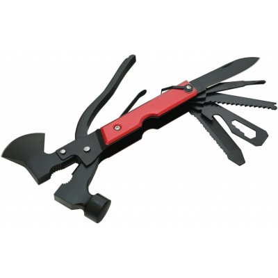 Nůž Cattara Multi Hammer 18cm - černý-červený – Zboží Dáma