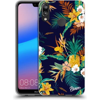 Pouzdro Picasee silikonové Huawei P20 Lite - Pineapple Color černé – Hledejceny.cz