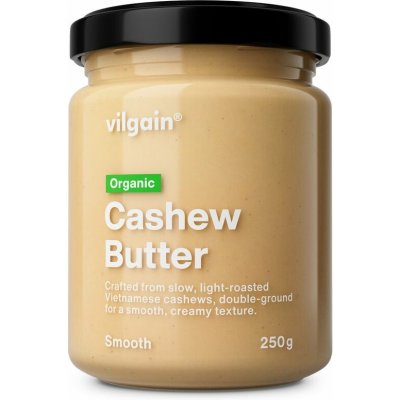 Vilgain Kešu máslo BIO smooth 250 g – Sleviste.cz
