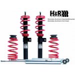 H&R Monotube výškově stavitelný podvozek s odlehčeným tělem z černého hliníku pro Audi A3 (8L), 2WD, 08/96-03 zatížení PN od 911 kg