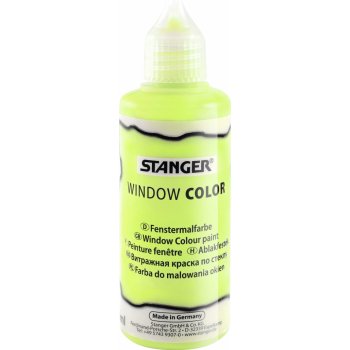 Barva na sklo STANGER 80 ml neon žlutá