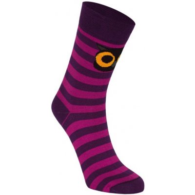 Veselé barevné bavlněné ponožky s motivem soví oči – Zboží Mobilmania