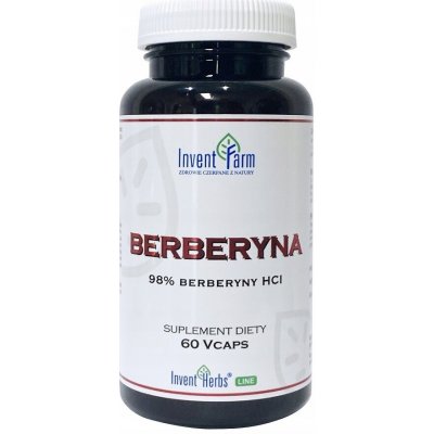 Invent Farm Berberin 98% berberinu HCl 60 kapslí – Hledejceny.cz