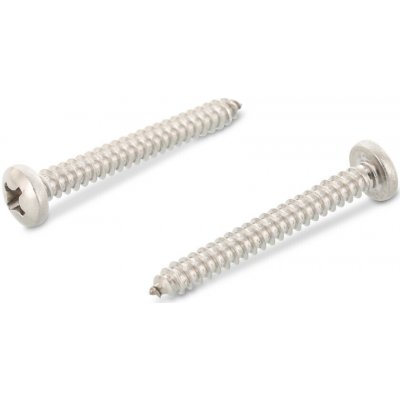 INOX DIN 7981 C šroub do plechu s půlkulatou hlavou, křížová drážka PH(Phillips), nerez A4 Varianta: DIN 7981 C šroub do plechu půlkulatá hlava, křížová drážka PH, nerez A4 5,5X13 – Hledejceny.cz