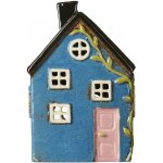 Ib Laursen Keramický svícen Nyhavn Light Pink Door, modrá barva, keramika – Zboží Mobilmania