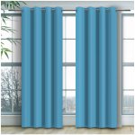 Mondo Italia Závěs na kroužcích Heaven blankytně modrý Blankytna modrá 140x230 cm – Zboží Mobilmania