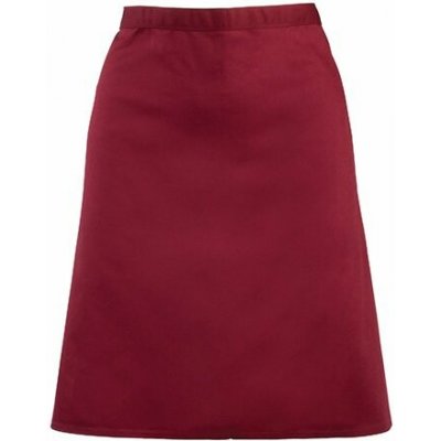 Premier Workwear Pracovní zástěra středně dlouhá PR151 Burgundy Pantone 216 70x50cm – Hledejceny.cz