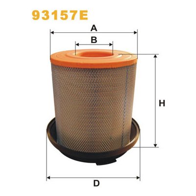Vzduchový filtr WIX FILTERS 93157E – Hledejceny.cz