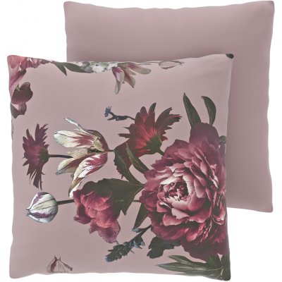 LIVARNO z mikrovláknitého saténu květiny/růžová 50 x 60 cm 2 ks – Zboží Mobilmania
