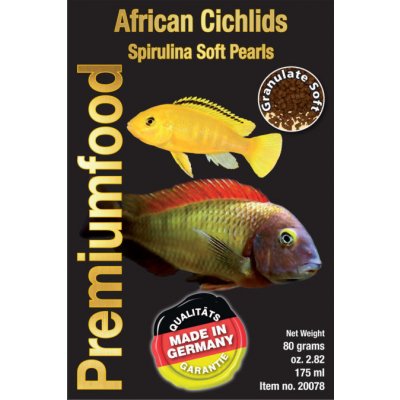 DiscusFood African cichlid spirulina pearls 80 g, 175 ml