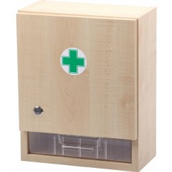Štěpář Nástěnná lékárnička pro 10 osob dřevěná