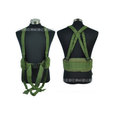 Pásek Combat Zone Tactical bojový s molle vazbou OD – Hledejceny.cz