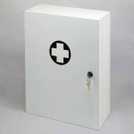 VMBal LKS kovová lékarnička bez náplně 450 x 350 x 150 mm bílá – Sleviste.cz