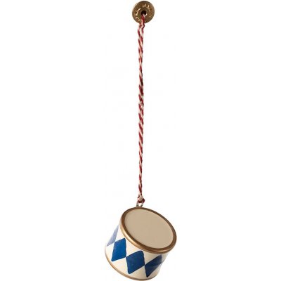 Vánoční plechová ozdoba Drum Small Dark Blue Maileg – Hledejceny.cz
