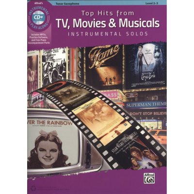 Top Hits From TV Movies & Musicals Tenor Saxophone + CD – Zboží Mobilmania