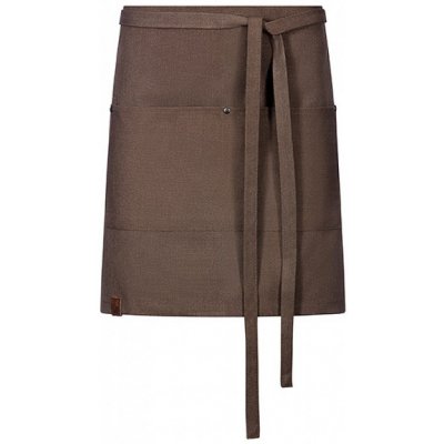 Exner Krátká číšinická zástěra s dvojkapsou Dark Green Washed 80x45 cm EX197 – Hledejceny.cz