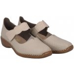 Rieker dámské polobotky 41398-60 béžové – Zboží Mobilmania