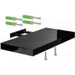 shumee Stilista nástěnná police Volato, 100 cm, světlé dřevo – Zboží Mobilmania