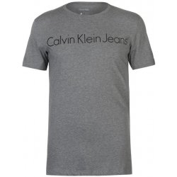 Calvin Klein pánské triko Jeans Treasure Šedé