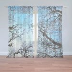 Záclony Holé větve: 2 ks - 150x250 cm - Sablio – Hledejceny.cz