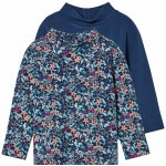 lupilu dívčí termo triko s dlouhými rukávy s BIO bavlnou 2 kusy navy modrá – Hledejceny.cz