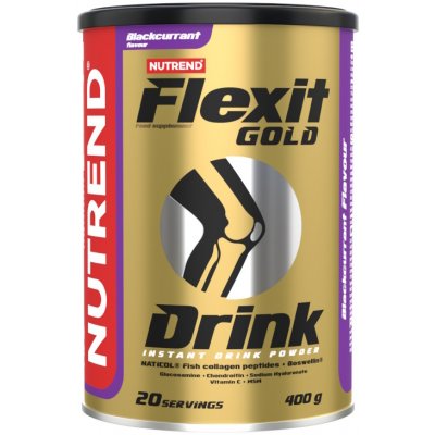 Kloubní výživa Nutrend Flexit Gold Drink 400 g černý rybíz