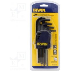 IRWIN T10757 Sada klíčů; imbus,kulovitá; 10ks.