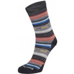 Smartwool dámské ponožky Everyday Margarita Crew šedá/modrá – Zboží Dáma