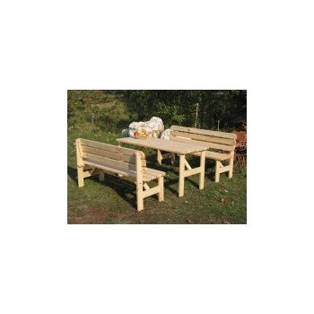 Zahradní dřevěný stůl k pivnímu setu VIKING Š 150 cm