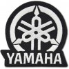 Nášivka Moto nášivka Yamaha logo white 7 cm x 7 cm