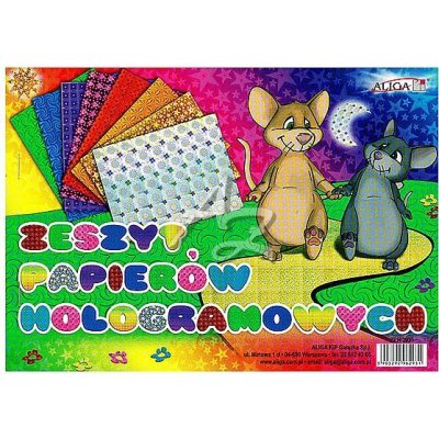Aliga Barevný papír Holografický 8listů 17,5x25cm – Sleviste.cz