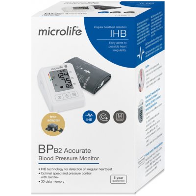 Microlife BP B2 Accurate + adaptér – Zboží Mobilmania