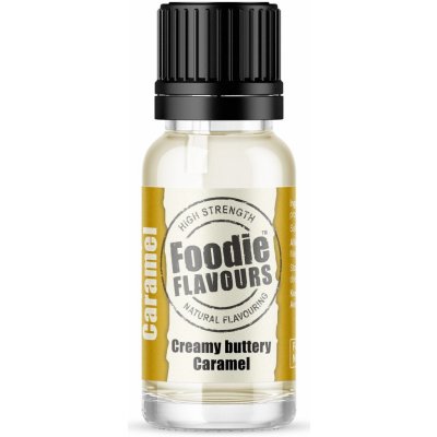 Foodie Flavours Přírodní koncentrované aroma 15 ml máslový karamel – Zboží Mobilmania