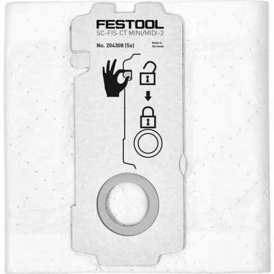 Festool SELFCLEAN SC-FIS-CT MINI/MIDI-2/5/CT15 5 ks – Hledejceny.cz