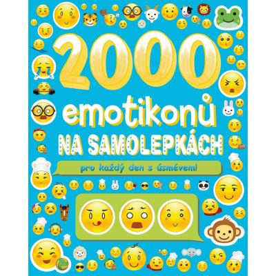 2000 emotikonů na samolepkách pro každý den s úsměvem - Kniha + doplněk