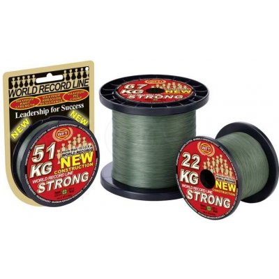 WFT Šňůra NEW KG STRONG GREEN 300m 0,08mm 10kg