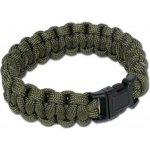 Mil-Tec Survival paracord náramek 15mm olivová – Sleviste.cz