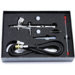 MAR-POL Airbrush - stříkací pistolka s regulací + 3 trysky – Zboží Mobilmania