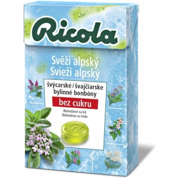 RICOLA bonbony Svěží alpský 40 g