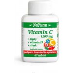 MedPharma Vit.C 1200 mg se šípky+vit.D+zinek 67 tablet – Hledejceny.cz