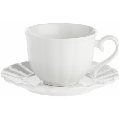 La Porcellana Bianca porcelánových šálků na čaj Ducale s podšálkem 6 x 220 ml – Zbozi.Blesk.cz