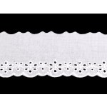 Bavlněná madeira - štykování šíře 50 mm Varianta: bílá sněhová, Balení: 1 m – Zboží Dáma