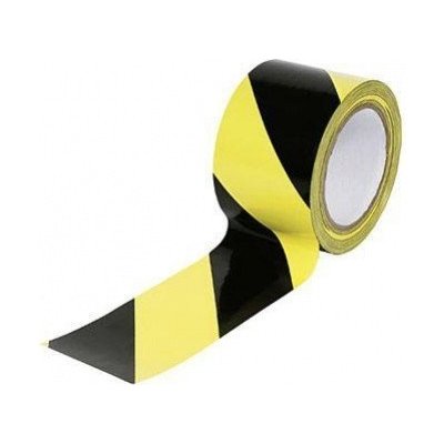 Greit Výstražná lepicí páska 50 mm x 66 m žluto-černá – Zboží Dáma
