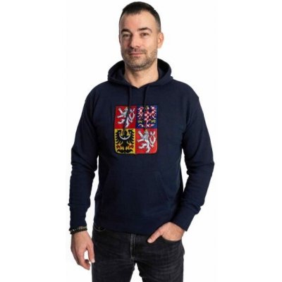 Kappa LOGO NATHAN ČR mikina tmavě modrá – Sleviste.cz