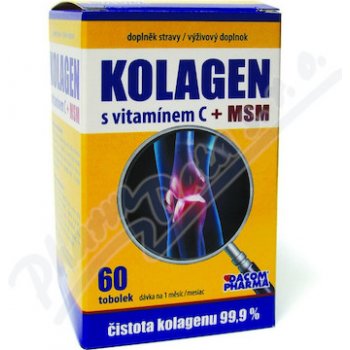 Dacom Pharma Kolagen s Vitamínem C + MSM 60 tablet