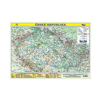 Česká republika mapa A3 lamino