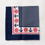 Etex Dětský bavlněný šátek modrý s kotvami – Zboží Dáma