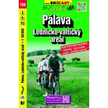 Pálava Lednicko-Valtický areál mapa 1:60 000 č. 168