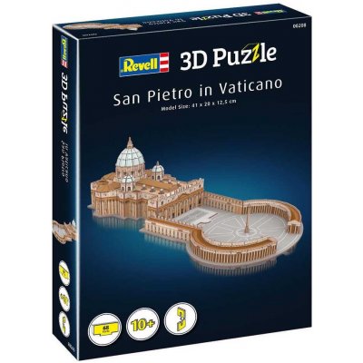 Revell 3D puzzle St. Peter's Basilica (Vaticano) 68 ks – Zboží Dáma