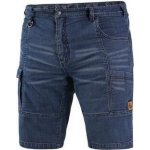 CXS Kraťasy jeans MURET pánské modro-černé b1/10 CN-1450-040-411-46 – Zboží Mobilmania